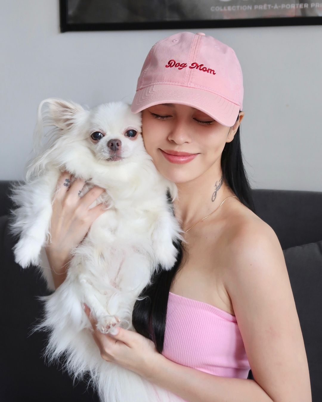 Dog Mom Hat (Pink)