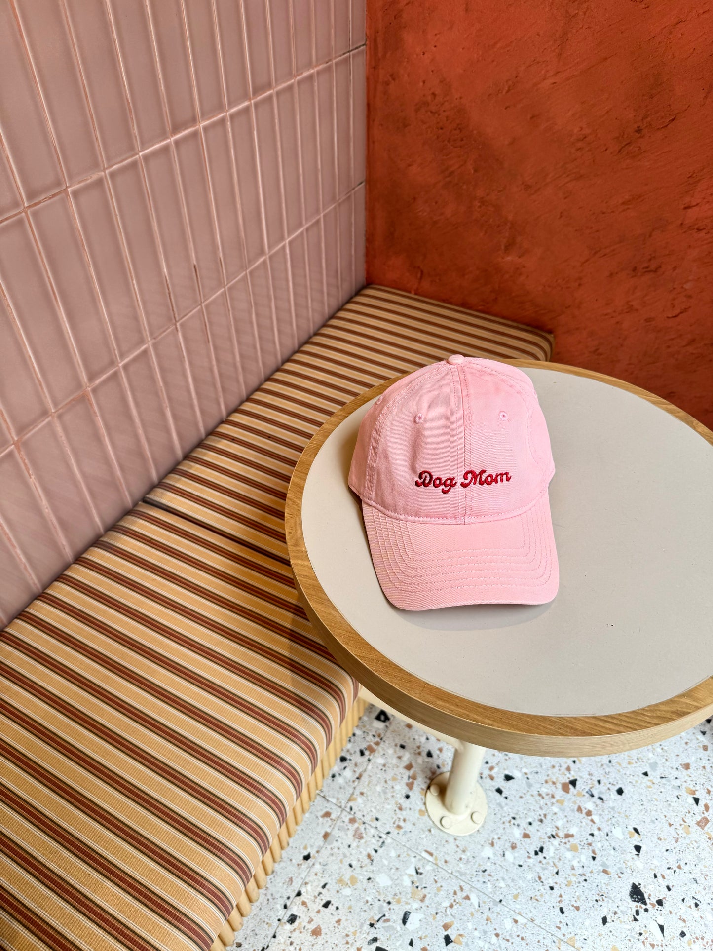 Dog Mom Hat (Pink)