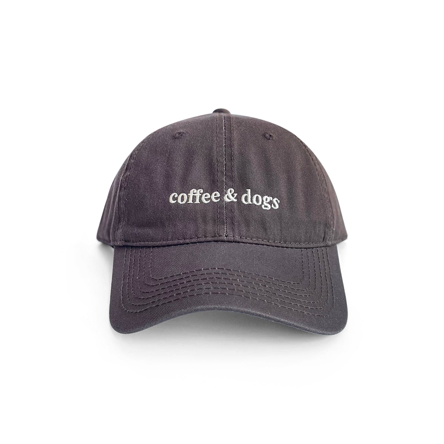 Coffee & Dogs - Chocolate Brown Hat